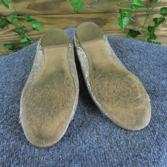 Steve Madden Women's Kstudo Sparkle Ballet Gold Synthetic Sz 8 Medium  Used 2025 - Picture 6 of 6
